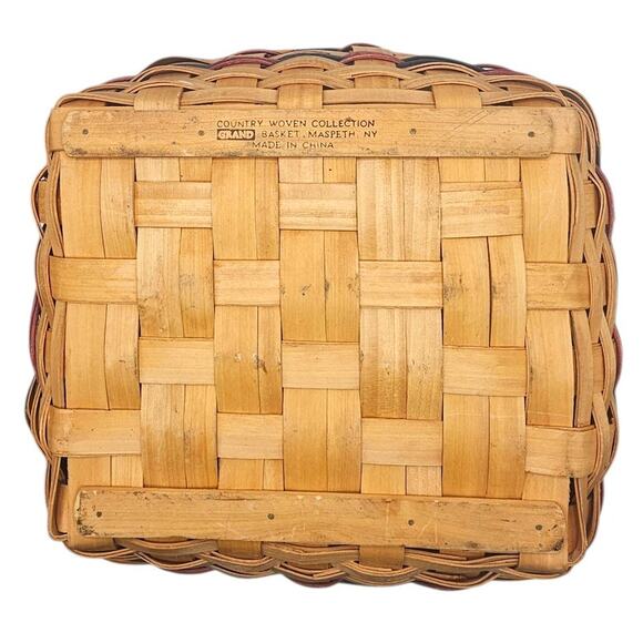 Lighthouse Country Woven Collection Grand Nautical Coastal Rectangular Basket - Picture 5 of 6